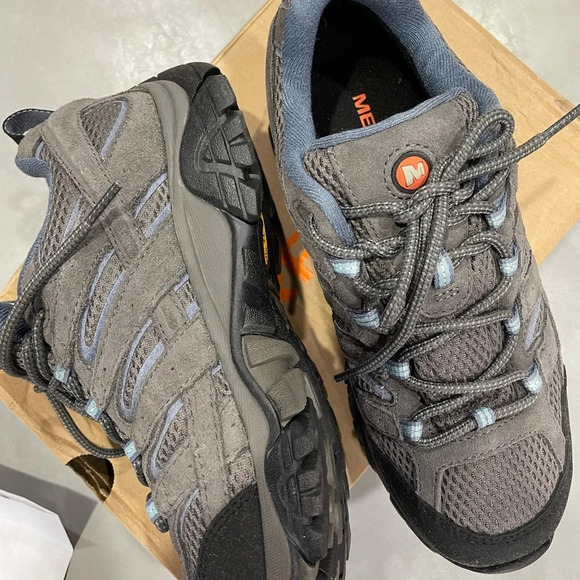 Merrell Women’s Size 10 Moab 2 Waterproof Hiking Shoes Low Boots Grey NWT - Picture 6 of 11